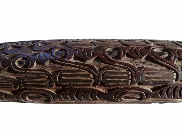 papua-asmat-ironwood-neckrest-or-headrest 60905115 melanesische kunst