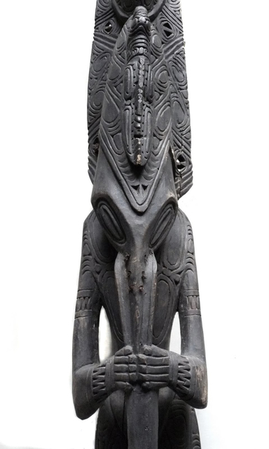 papua-new-guinea-sepik-area-spirit-figure 54007625 melanesische kunst