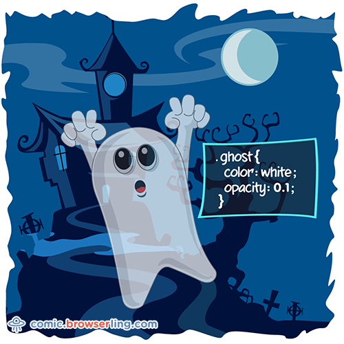 Ghost - Web Joke CSS Puns and CSS Jokes