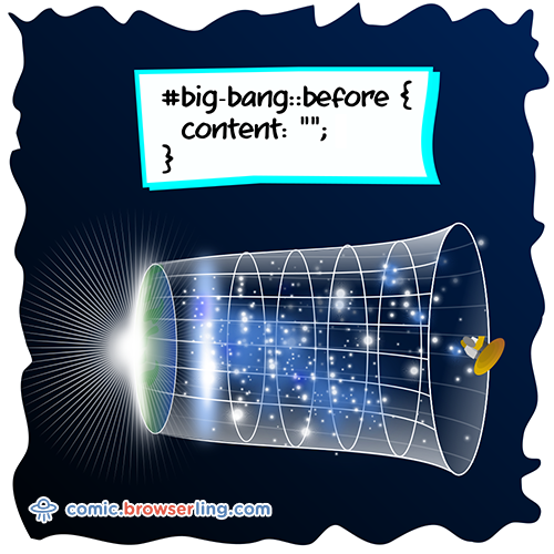 Big Bang - Web Joke CSS Puns and CSS Jokes
