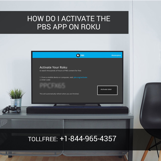 activate PBS app on roku roku channels