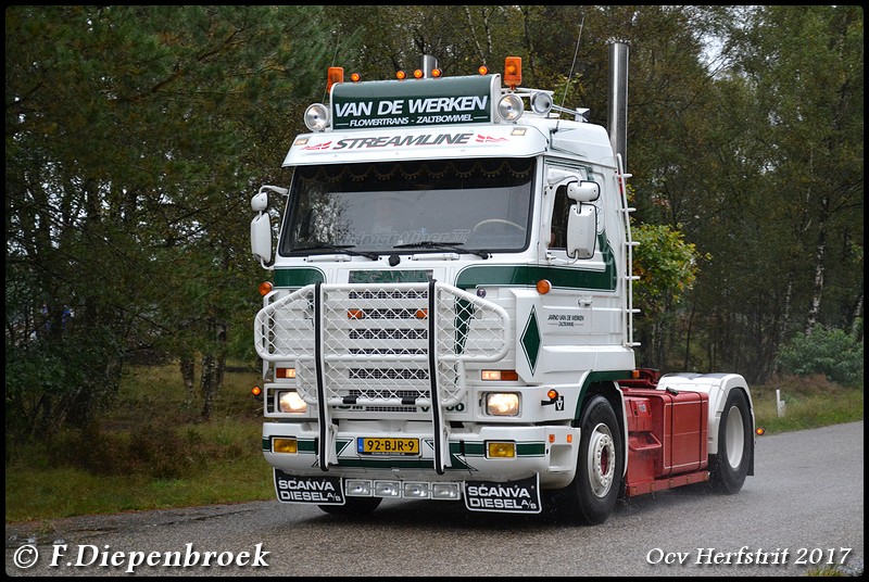 92-BJR-9 Scania 143 v.d Werken-BorderMaker - Ocv Herfstrit 2017