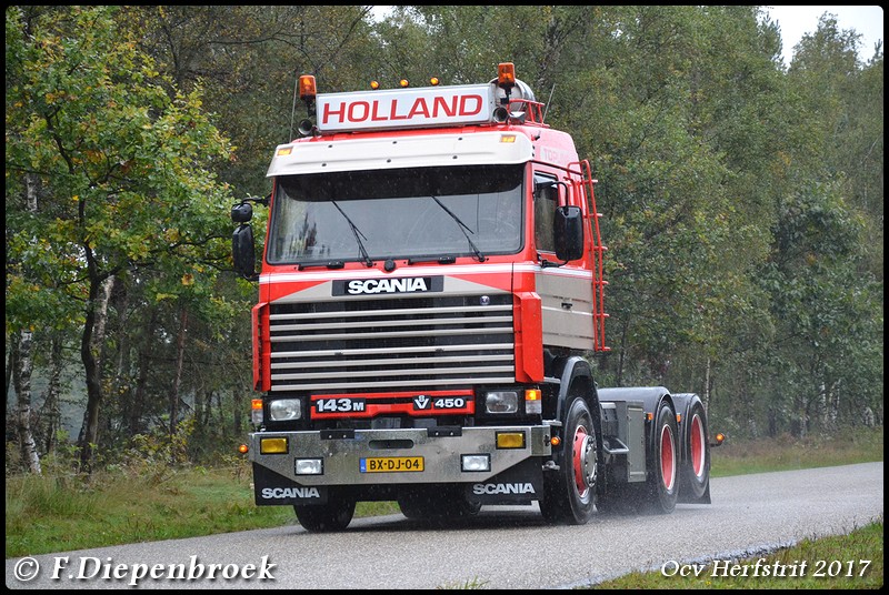 BX-DJ-04 Scania 143 Reijnders-BorderMaker - Ocv Herfstrit 2017