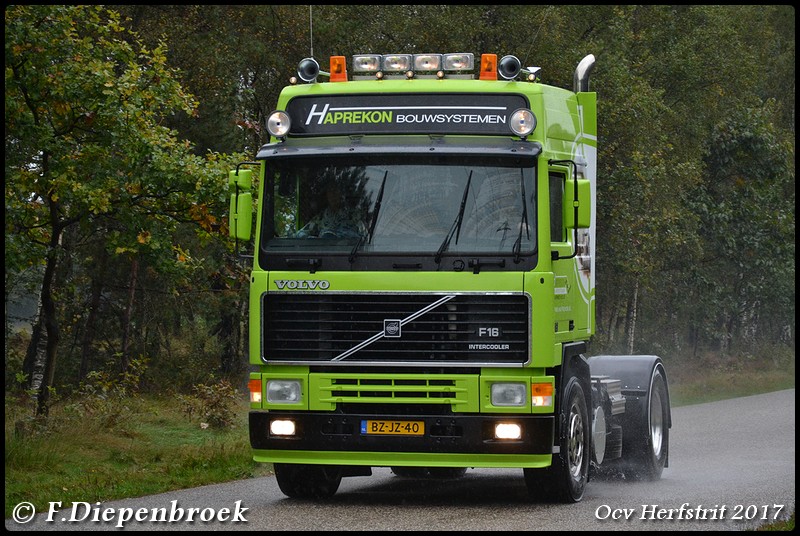 BZ-JZ-40 Volvo F16 Hakrekon-BorderMaker - Ocv Herfstrit 2017