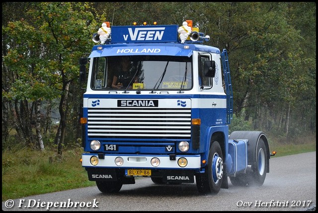 BL-XP-86 Scania 141 van Veen-BorderMaker Ocv Herfstrit 2017