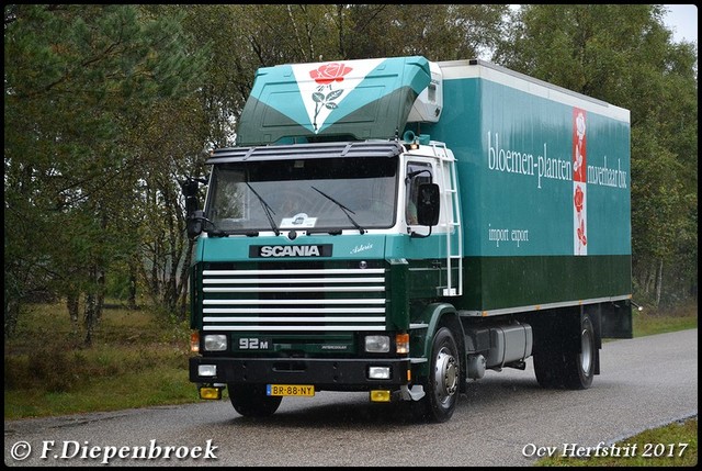 BR-88-NY Scania 92 M Verhaar-BorderMaker Ocv Herfstrit 2017