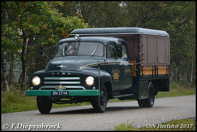 SN-27-14 Opel Blitz Kees Esman-BorderMaker Ocv Herfstrit 2017