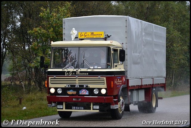 DB-84-06 DAF FA2600DKA  van Maanen-BorderMaker Ocv Herfstrit 2017