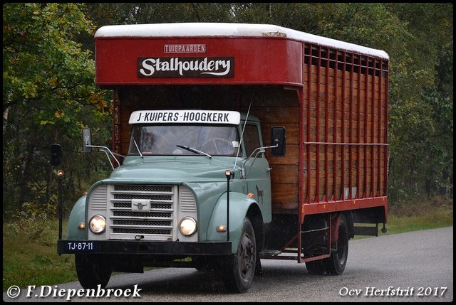 TJ-87-11 DAF A13BA500 J Kuipers-BorderMaker Ocv Herfstrit 2017