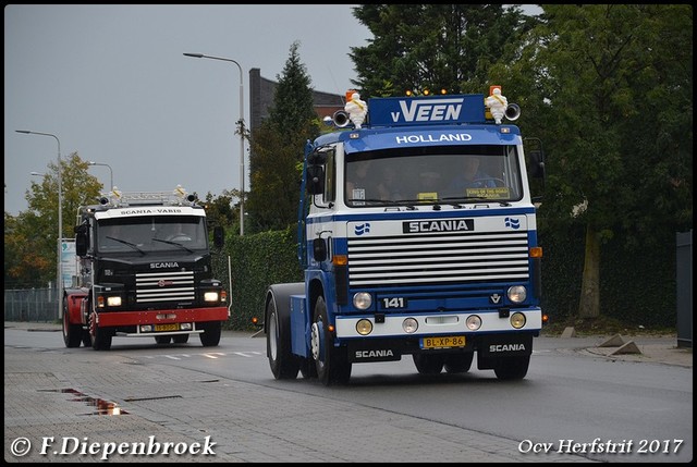 Rijtje ocv huissen3-BorderMaker Ocv Herfstrit 2017