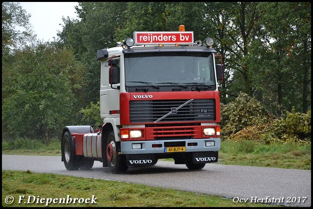 41-BJT-4 Volvo F12 Reijnders Boxtel-BorderMaker Ocv Herfstrit 2017