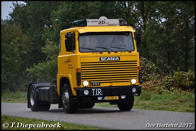 62-ZB-33 Scania 111 Vink Barneveld-BorderMaker Ocv Herfstrit 2017