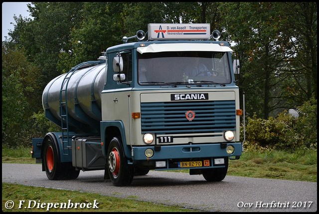 BN-BZ-70 Scania 111 D van Asselt Veenendaal-Border Ocv Herfstrit 2017