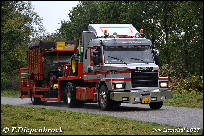 BT-FN-07 Scania T143 de Vries nStiens-BorderMaker - Ocv Herfstrit 2017