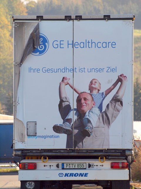 Gruber SchÃ¼chen 22.10.11 (6) LKW-Werbung, Heckansichten