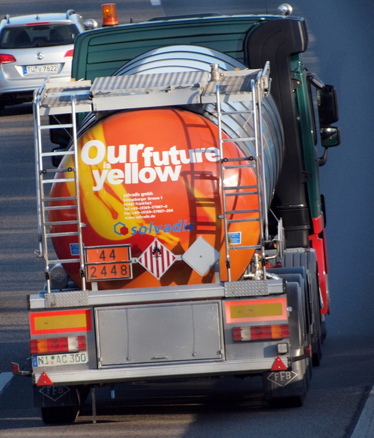 Heckansichten  A4 K-SÃœD (98) LKW-Werbung, Heckansichten