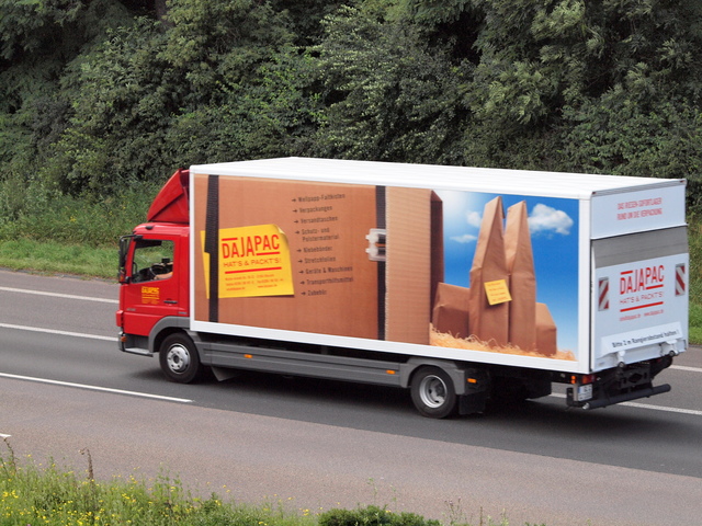 Heckansichten 03.07.12 (152) LKW-Werbung, Heckansichten