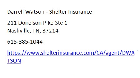 Watson - Shelter Insurance Darrell Watson - Shelter Insurance