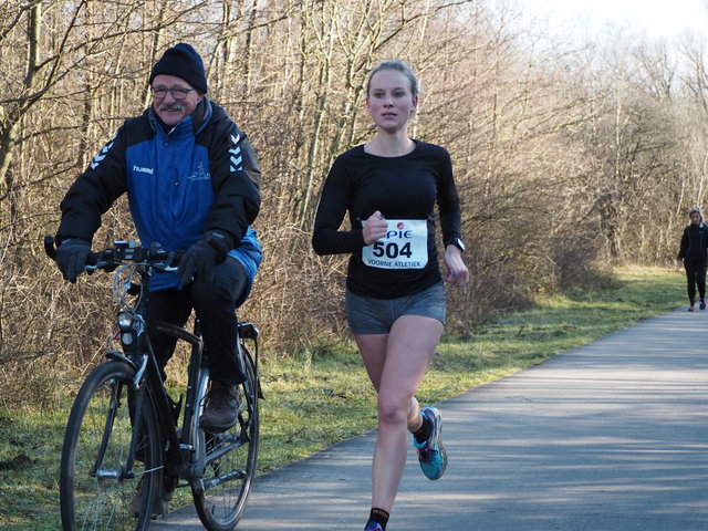 P1070265 5 en 10 km Westvoorne 7-1-2018