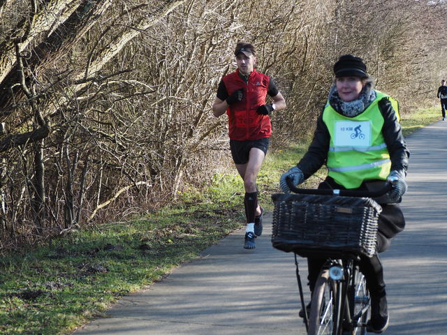 P1070279 5 en 10 km Westvoorne 7-1-2018