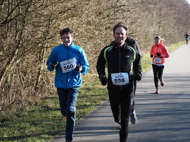 P1070290 5 en 10 km Westvoorne 7-1-2018