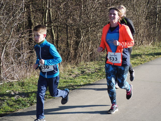 P1070323 5 en 10 km Westvoorne 7-1-2018