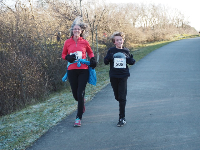 P1070332 5 en 10 km Westvoorne 7-1-2018