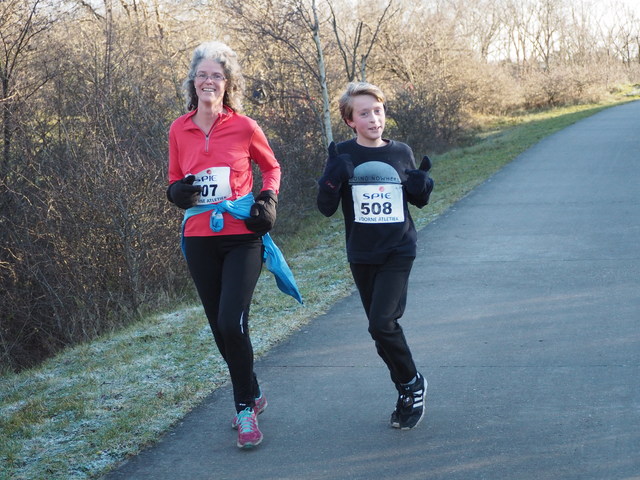 P1070334 5 en 10 km Westvoorne 7-1-2018