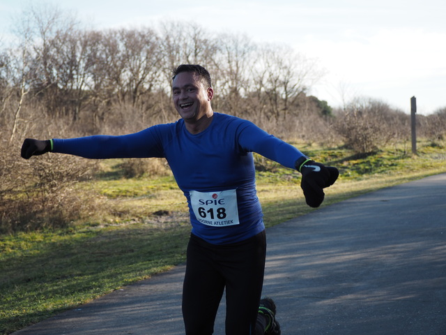 P1070348 5 en 10 km Westvoorne 7-1-2018