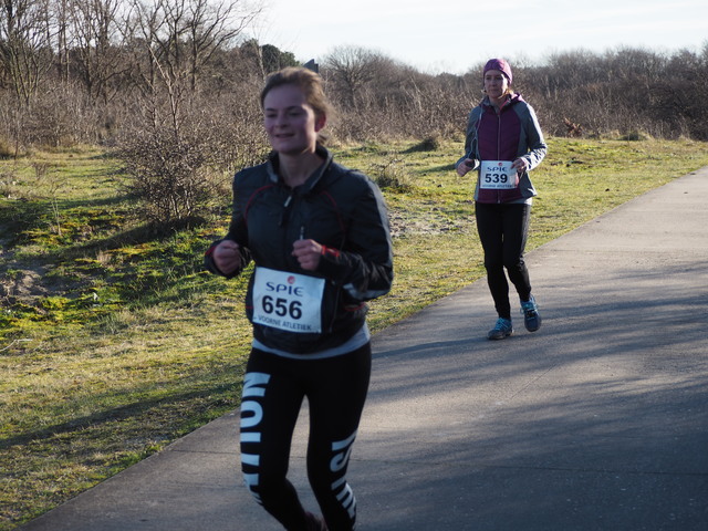 P1070356 5 en 10 km Westvoorne 7-1-2018