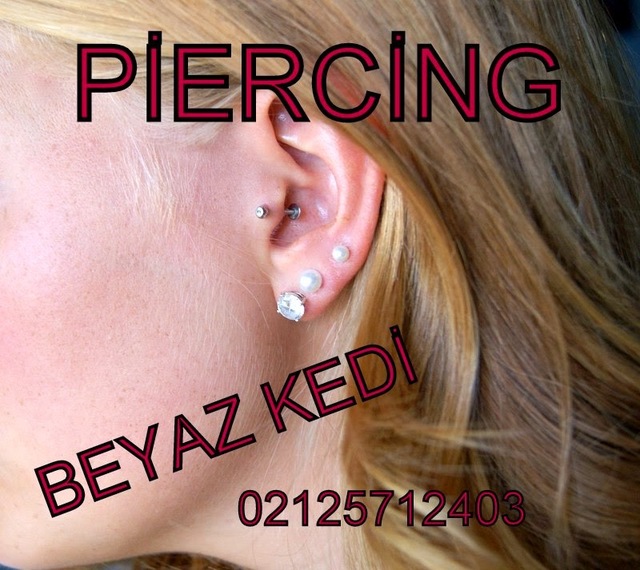 tragus piercing Bakırköy Piercing İstanbul Dövmeci