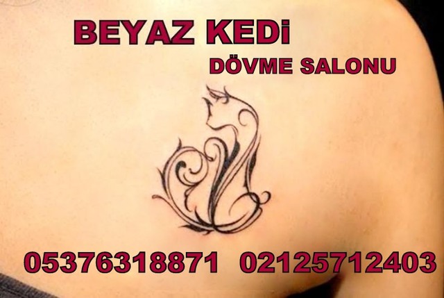bakırköy dövmeci Dövme & Piercing Salonu Beyaz Kedi