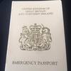 British Emergency Passport - Picture Box