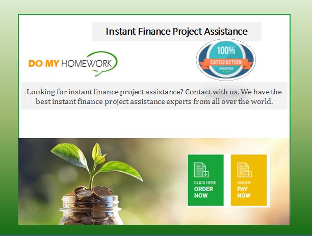 Instant Finance Project Assistance Online Instant Finance Project Assistance