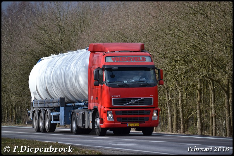 BT-JB-69 Volvo FH Vredeveld-BorderMaker - 2018