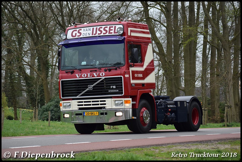 20-BKL-1 Volvo F16 GS van den IJssel2-BorderMaker - Retro Truck tour / Show 2018