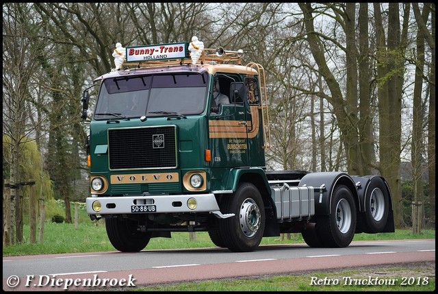 50-88-UB Volvo F88 Bunnytrans-BorderMaker Retro Truck tour / Show 2018