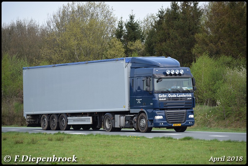 88-BFL-5 DAF 105 oude Lenferink-BorderMaker - 2018