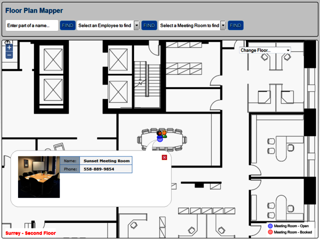 Meeting Room - Floor Plan Mapper LaudonTech Solutions Inc.
