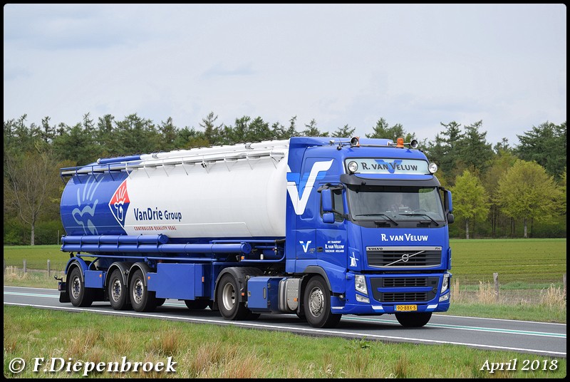 90-BBX-5 Volvo FH3 R van Veluw-BorderMaker - 2018