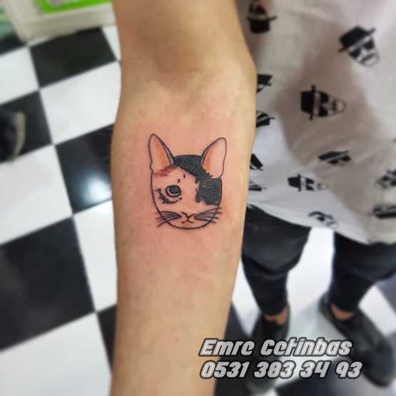 cat tattoo kedi dovmesi sevimli kedi dövme sefakoy küçükcekmece bakırköy beylikdüzü avcılar dövme yapan yerler en iyi dövmeci sefaköy halkalı ataken armonipark dövme stüdyosu
