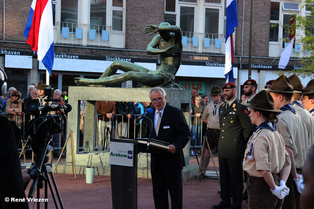 R.Th.B.Vriezen 20180504 062 Arnhems Fanfare Orkest DodenHerdenking Audrey Hepburnplein Arnhem vrijdag 4 mei 2018