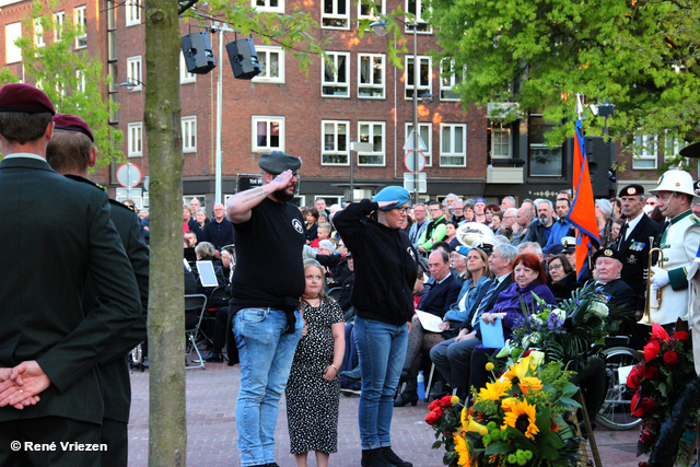 R.Th.B.Vriezen 20180504 145 Arnhems Fanfare Orkest DodenHerdenking Audrey Hepburnplein Arnhem vrijdag 4 mei 2018