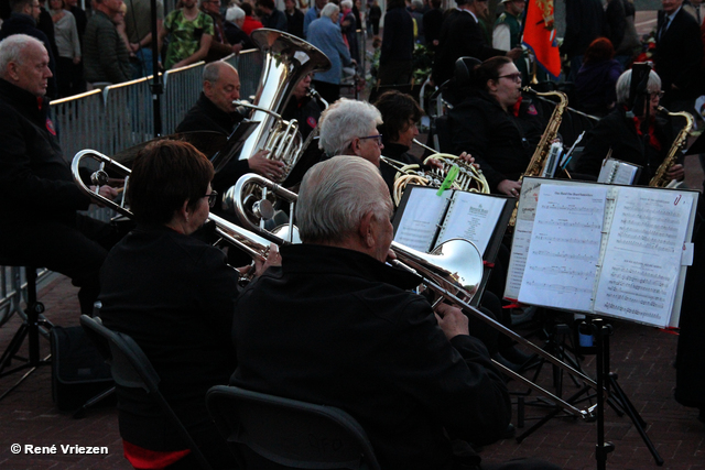 R.Th.B.Vriezen 20180504 261 Arnhems Fanfare Orkest DodenHerdenking Audrey Hepburnplein Arnhem vrijdag 4 mei 2018