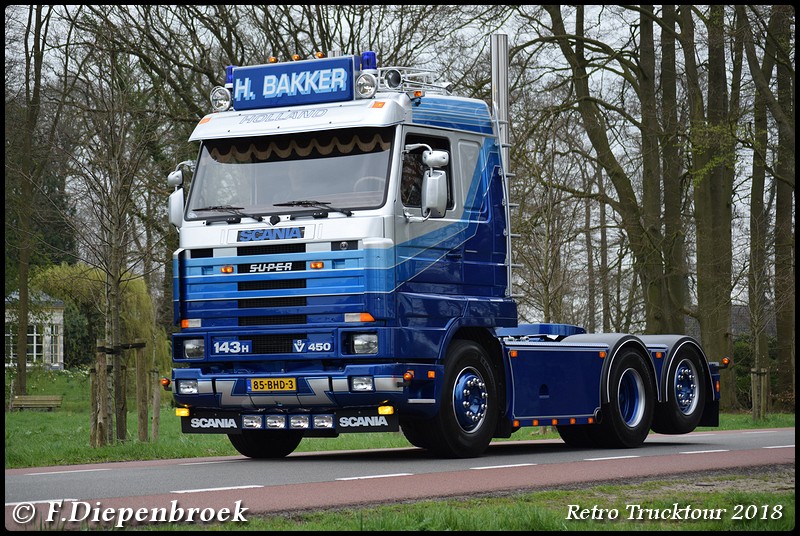 85-BHB-3 Scania 143H 450 H Bakker4-BorderMaker - Retro Truck tour / Show 2018