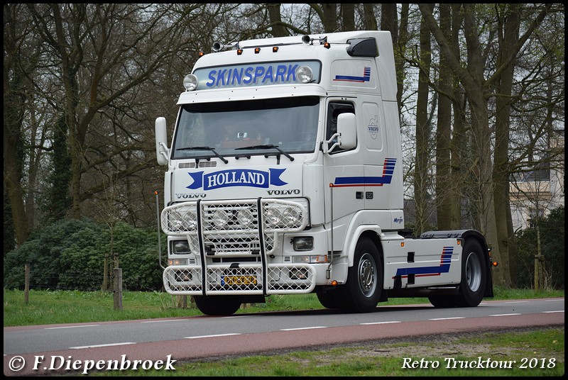 BH-GX-38 Volvo FH16 Skinspark2-BorderMaker - Retro Truck tour / Show 2018