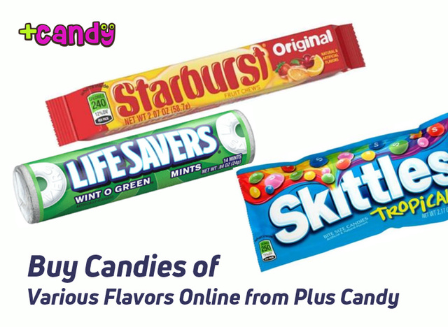 Buy Candies of Various Flavors Online from Plus Ca Plus Candy