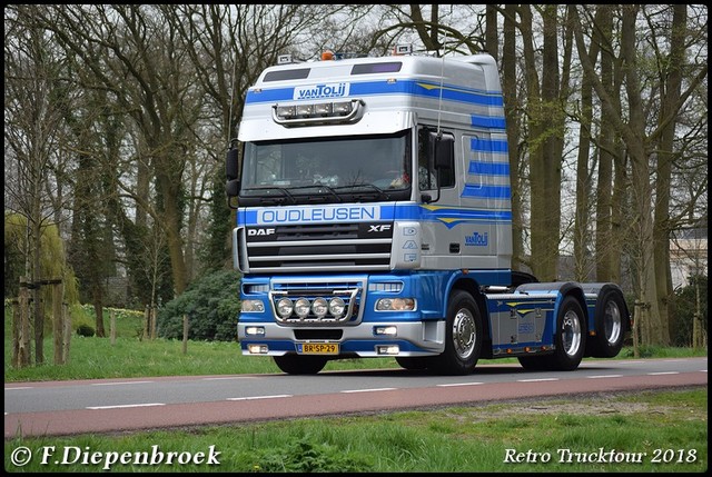 BR-SP-29 DAF XF Van Tolij-BorderMaker Retro Truck tour / Show 2018