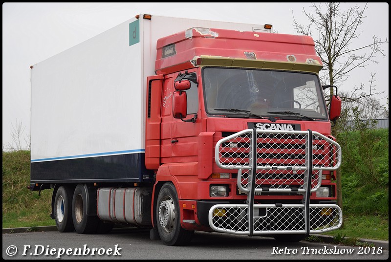 Scania 143 Starline-BorderMaker - Retro Truck tour / Show 2018