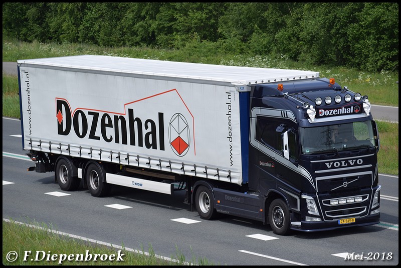 74-BJV-8 Volvo FH4 Dozenhal-BorderMaker - 2018